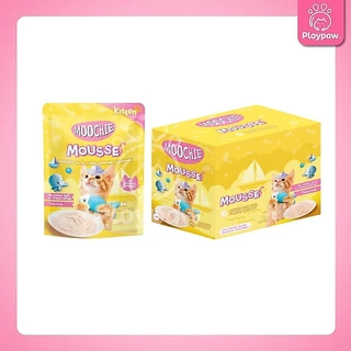 [1 ซอง] อาหารเปียกแมวมูชี่ Moochie Pouch เพาซ์ โภชนาการครบถ้วน สำหรับแมวเด็ก แมวโต แมวสูงวัย ขนาด 70 กรัม(g.)