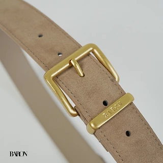 BARON Men Suede Belt เข็มขัดหนังกลับผู้ชายแบรนด์ บารอน