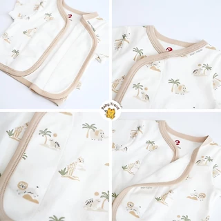 Elegant Kids เสื้อเดี่ยวผ้าดูด เสื้อผ้าแปะเด็กแรกเกิด 0-6 เดือน ผ้าคอตตอน สวมง่าย ใส่สบาย | Babytrend