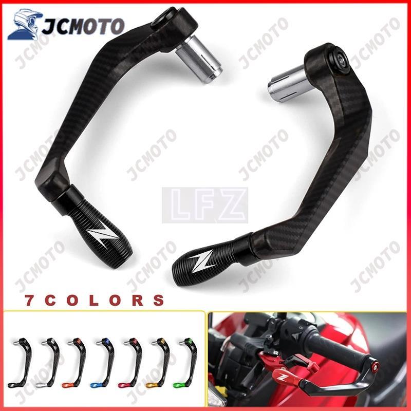 7/8 "22mm รถจักรยานยนต์ CNC Handlebar คลัทช์เบรค Levers Protector สําหรับ Kawasaki Z800 Z650 Z900 Z4