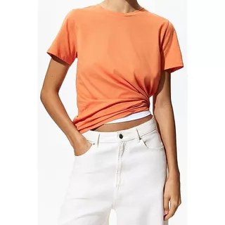 H&M(เอชแอนด์เอ็ม) เสื้อยืดคอตตอน ผู้หญิง 1270848_9