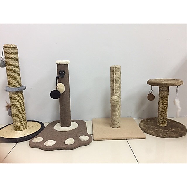 Cat Scratch Play Bed Toy Kucing Scratcher Cat Tree Tiang Mainan Kucing Tempat Kucing Bermain