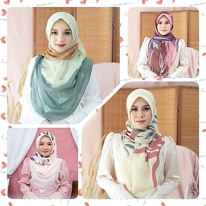 FS Bawal cotton พิมพ์พรีเมียมโดยผ้าพันคอ Fitiya BPP 13 - BPP 24