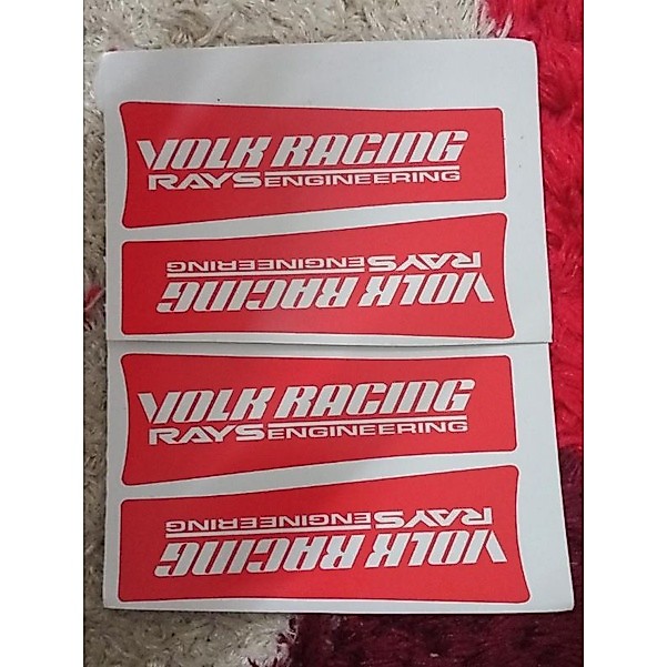 สติ๊กเกอร์ VOLK RACING TE37 HARGA 1 ชุด