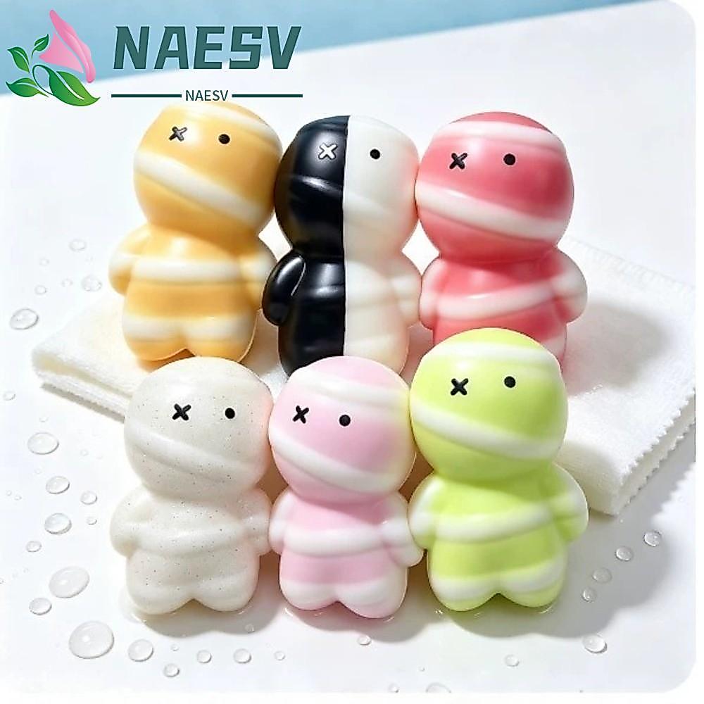 NAESV Mummy Squeezable ของเล่น,กดชื้น Mummy Squishy Fidget ของเล่นน่ารักตลก Super Soft Mummy ช้า Reb