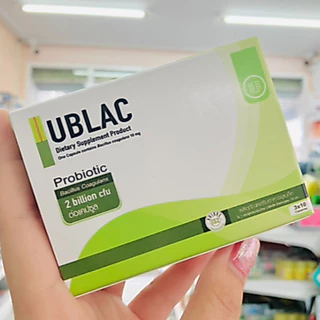 ผลิตภัณฑ์ อาหารเสริม probiotic ยูแบล็ค 30 เม็ด UBLAC Bacillus coagulans 10mg
