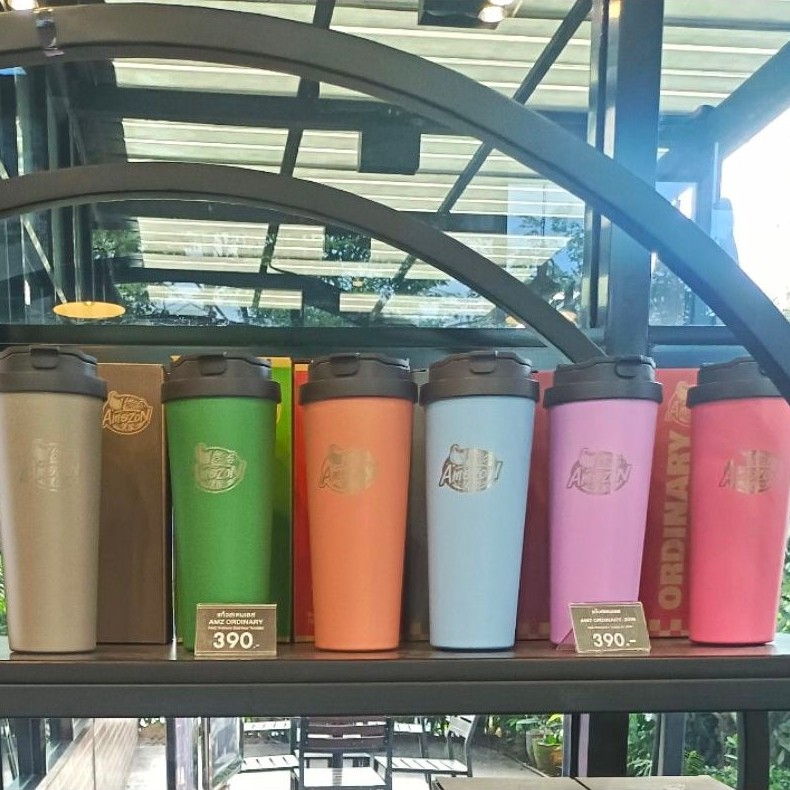 แก้วสเตนเลส Cafe Amazon ORDINARY TUMBLER  ขนาด22ออนซ์