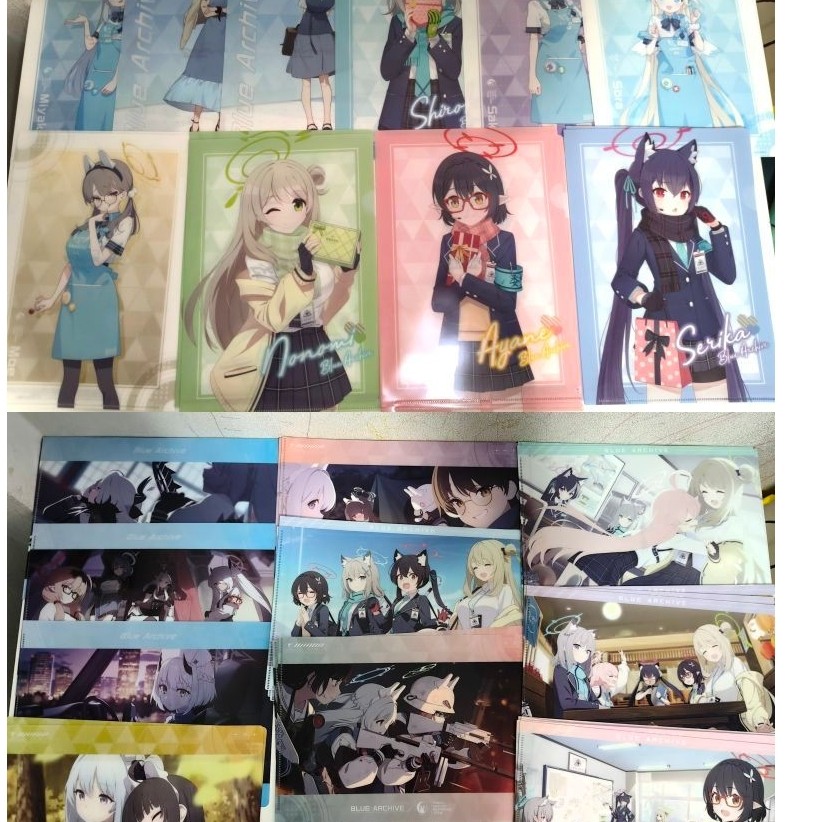 Blue Archive x LAWSON แฟ้มA4 ตัวละครน้องๆ ขายแยกแบบ ลิขสิทธิ์แท้ (Nexon Games)