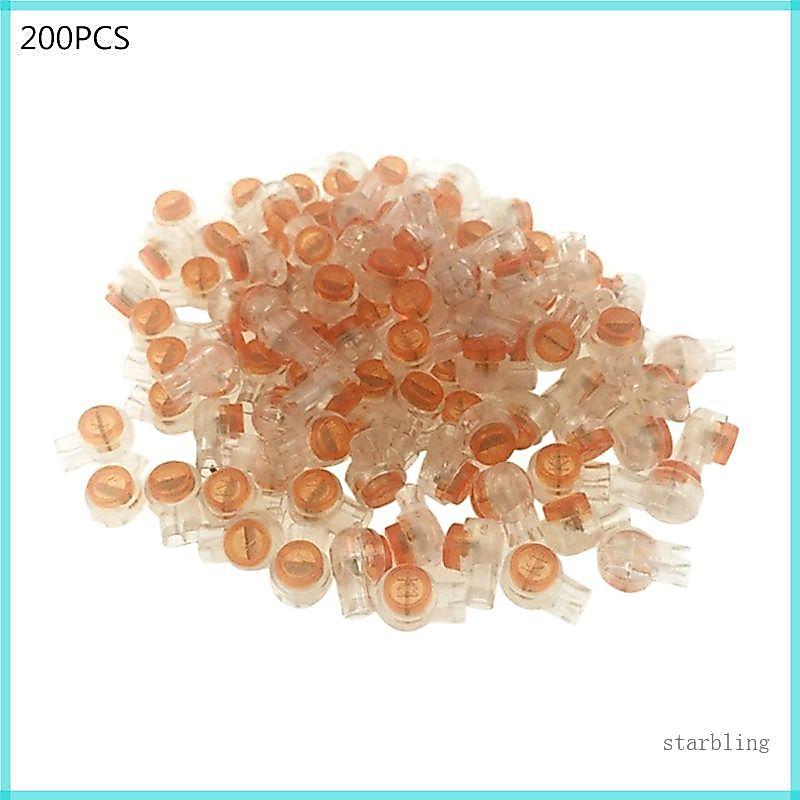 Star 200 ชิ้น UY2 K1 เทอร์มินัลเชื่อมต่อ Crimp การเชื่อมต่อ Connector กันน้ํา