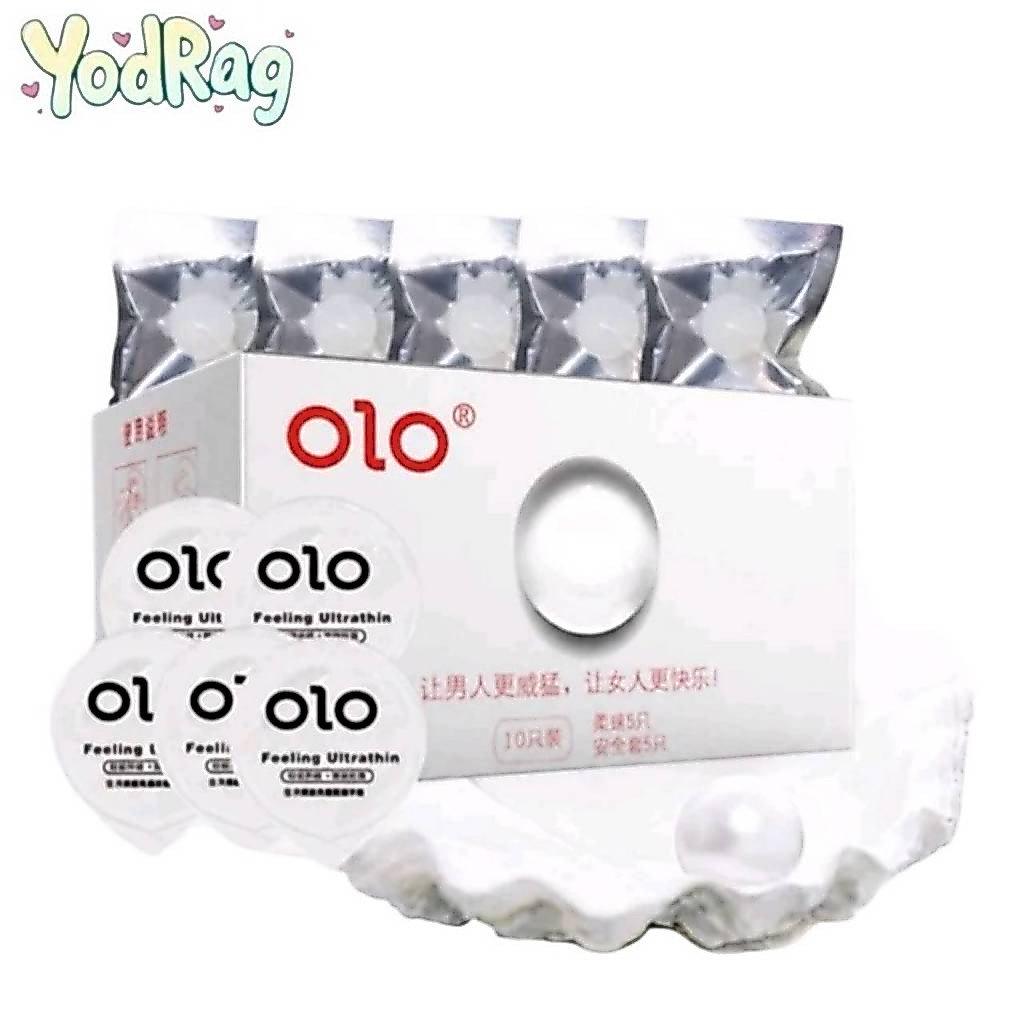 สินค้าล็อตใหม่ ถุงยางอนามัย OLO แบบบาง 0.01 ถุงยาง OLO