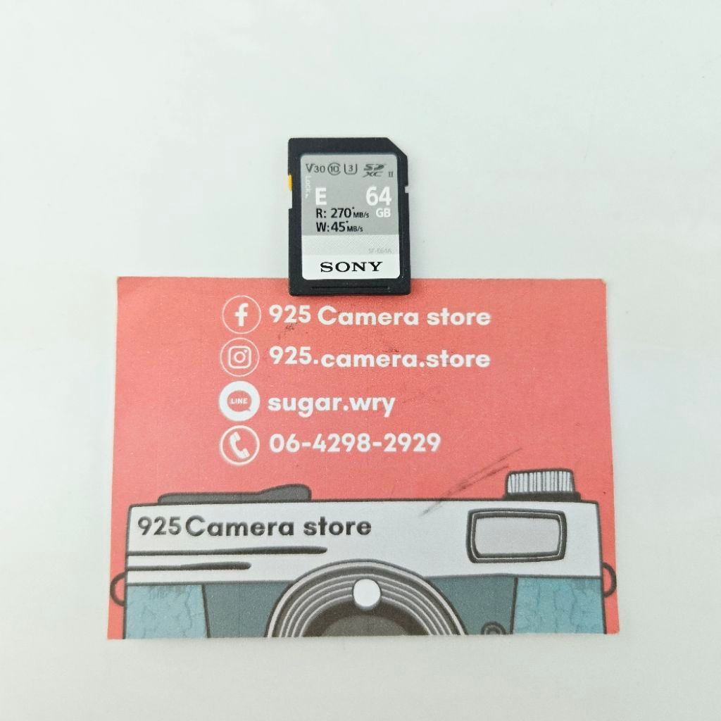 Sony Memory Card SDXC UHS-II 64GB "มือสอง สภาพดี"