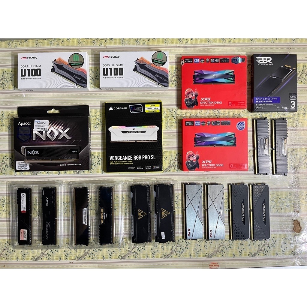 RAM RGB 16gb (8x2) Bus3200 DDR4 หลายรุ่น พร้อมส่ง