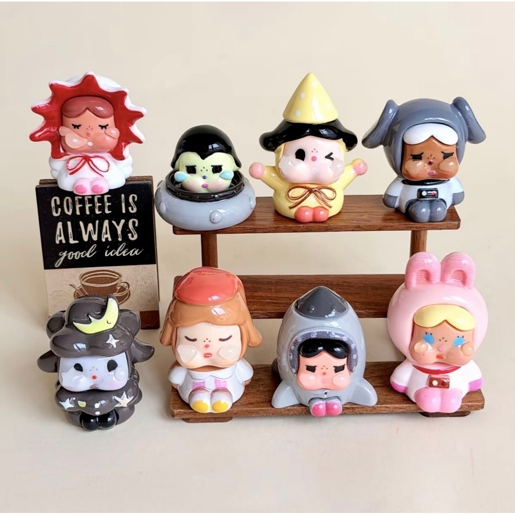 [8pcs]เรซิ่น น้องงอแง ชุดอวกาศ มี 8 แบบ สวยงามน่าสะสม มาครบเซต พร้อมส่งจากไทย
