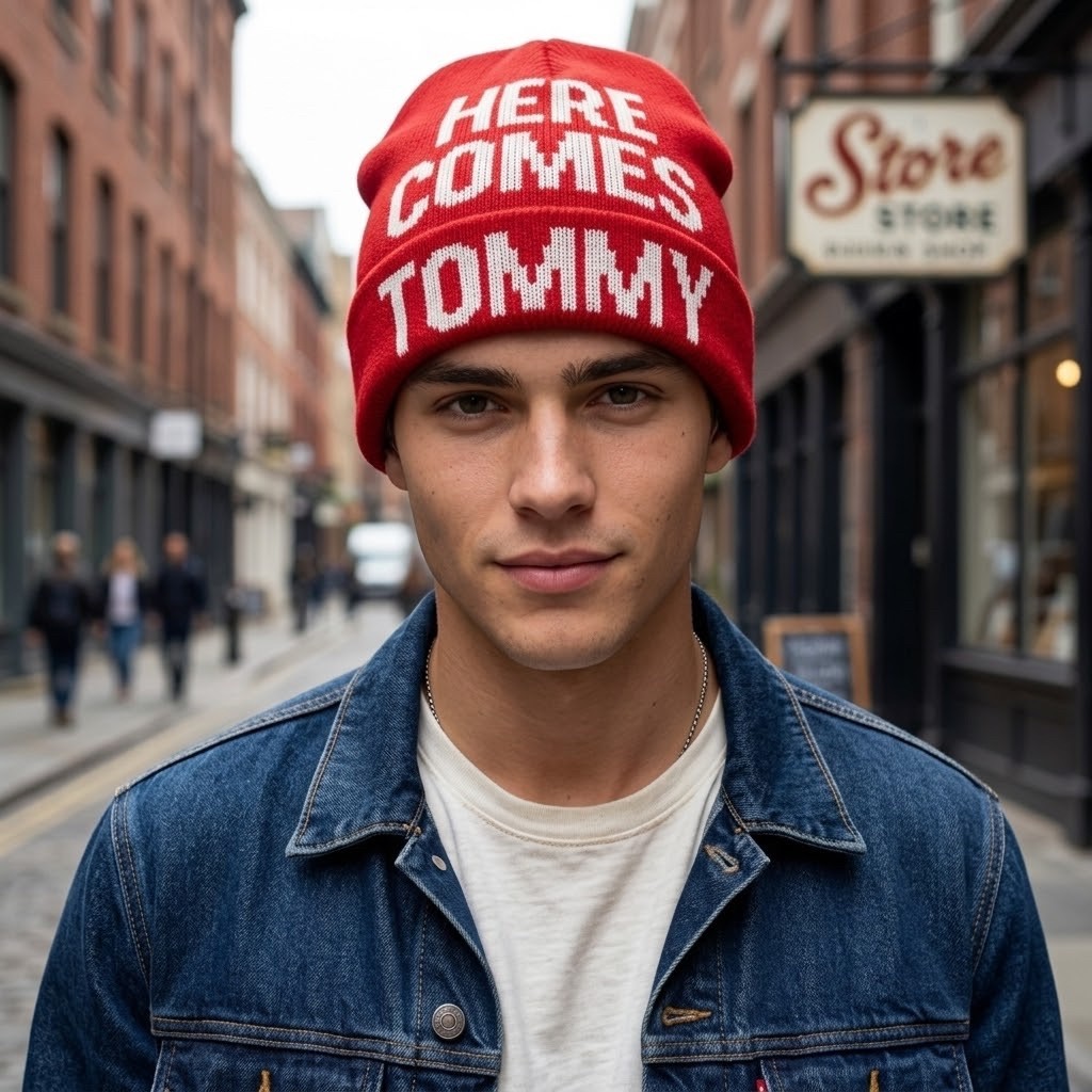 หมวกไหมพรม Tommy Hilfiger (มือสอง)
