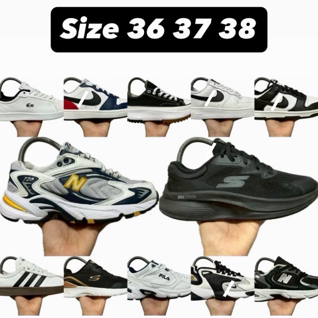 รองเท้าผ้าใบ รองเท้าวิ่ง รองเท้ามือสองของเท้ (ทักแชทก่อนสั่งซื้อเนื่องจากสินค้ามีแค่คู่เดียว)