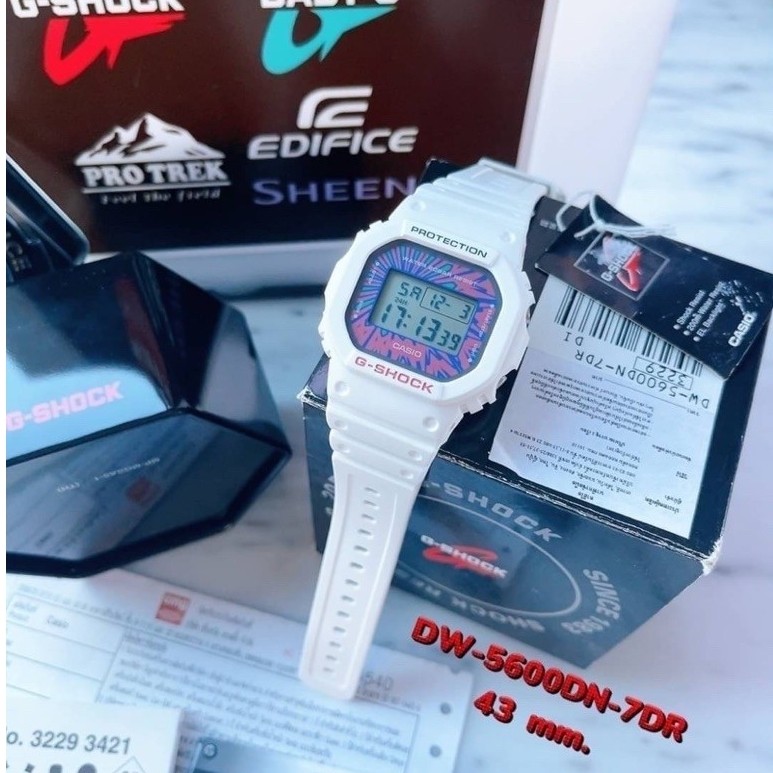 นาฬิกาผู้หญิง #G-Shock DW-5600DN-7DR ของแท้CMG