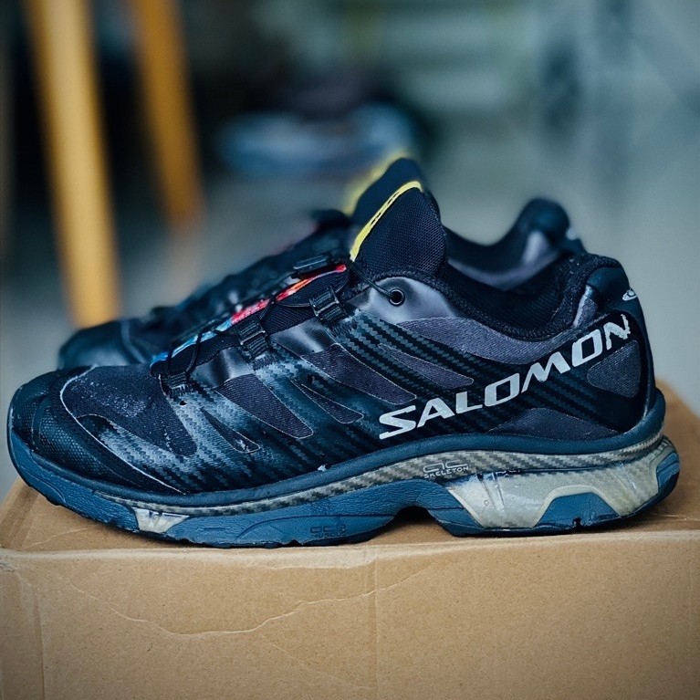 Salomon XT-4 GTX OG มือสองของแท้ สี"Black Silver Metallic
