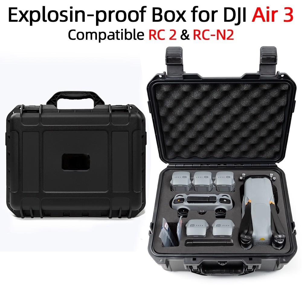สําหรับ DJI air 3S กระเป๋าสําหรับ DJI air 3S/ air 3 กล่องป้องกันการระเบิดสําหรับ DJI air 3S หน้าจอกล
