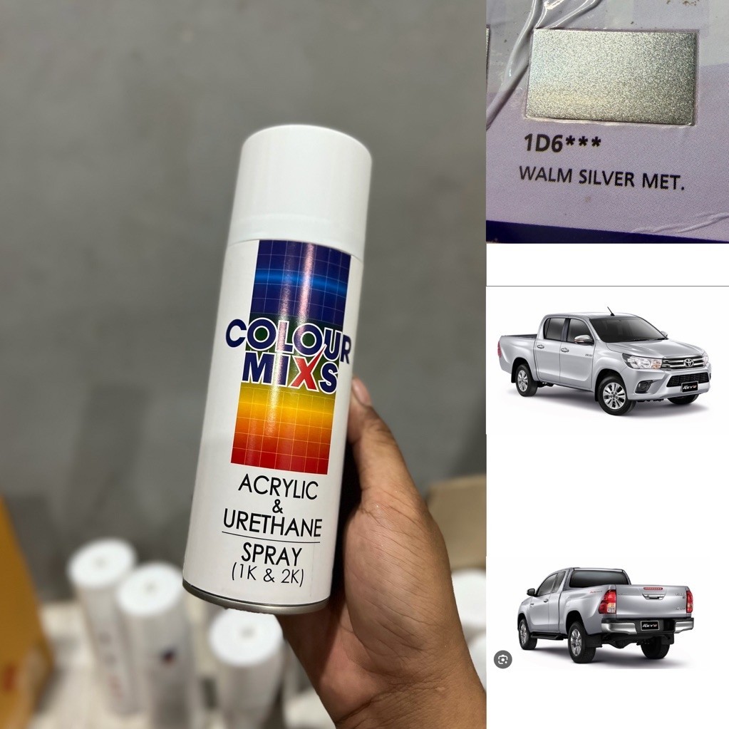 สีสเปรย์ สีบรอนซ์เงิน Toyota รหัส 1D6