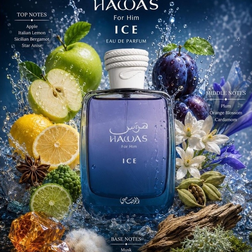 Hawas Ice by Rasasi EDP ขนาด 100ml
