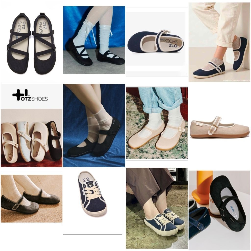 รองเท้าแมรี่เจน เปิดส้น มือสองแบรนด์ OTZ SHOES Size 36-39
