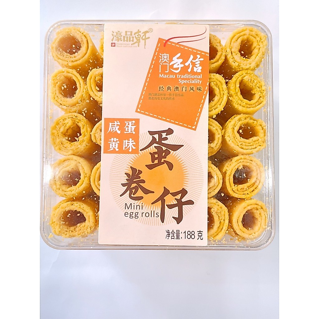 Pinxuan Egg Roll ไข่แดงเค็ม สาหร่ายทะเล Butter Egg Flavour Macau Hand Letter Egg Roll