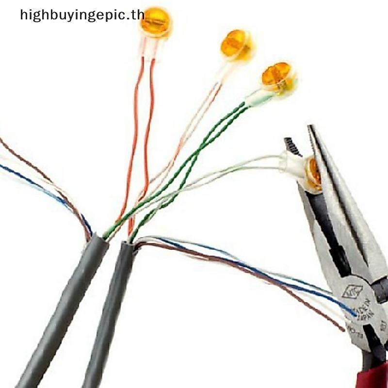 HETH 200 ชิ้น Rj45 Connector Crimp การเชื่อมต่อ Terminals K1 Connector สายไฟกันน้ํา HETH