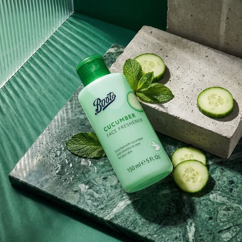 cucumber skin freshener บู๊ทส์แตงกวาโทนเนอร์อ่อนโยน