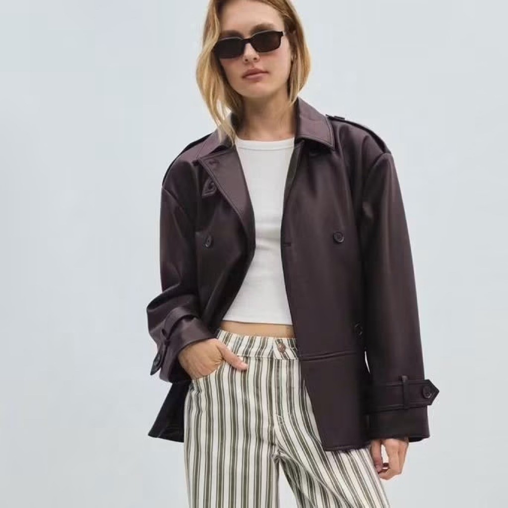 jacketหนังstradivarius