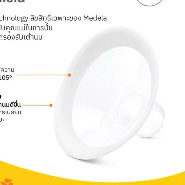 รุ่นใหม่✨ กรวยปั๊มนม (เทียบเท่า) medela fit flex กรวยปั๊บนมใช้กับ medela