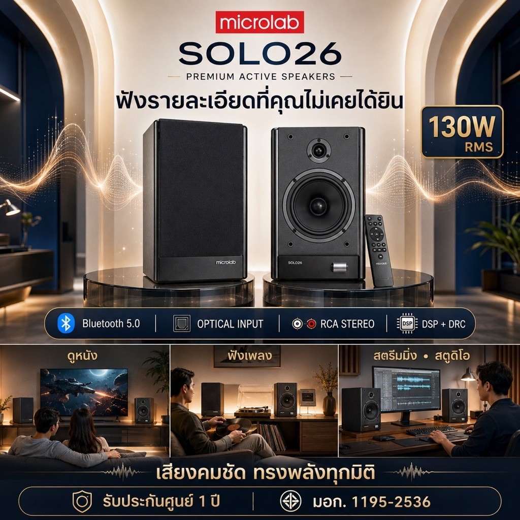 ลำโพงMICROLAB (SOLO26)