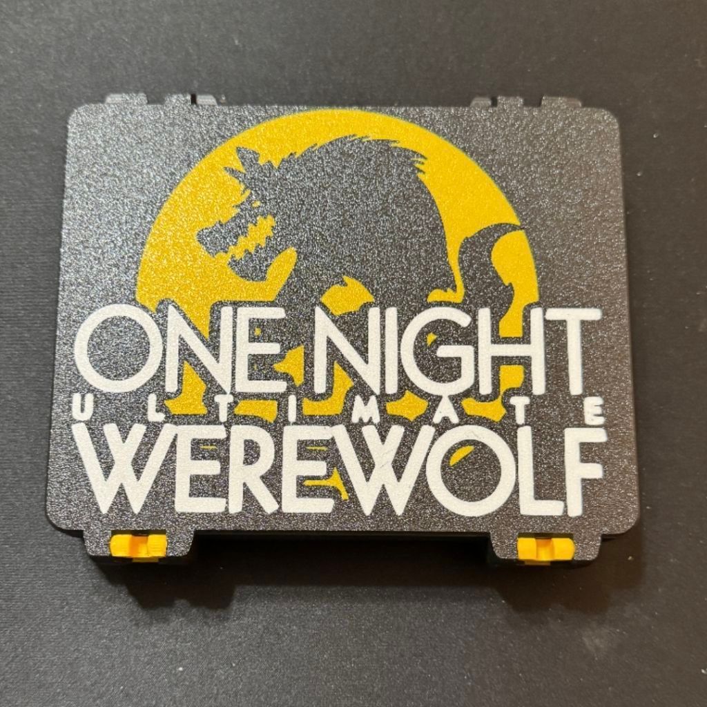 🐺 กล่องทดแทนกล่องเดิม Snaplock Box: One Night Ultimate Werewolf งาน 3D Print PETG (ไม่รวมการ์ด/อุปกรณ์เกม)