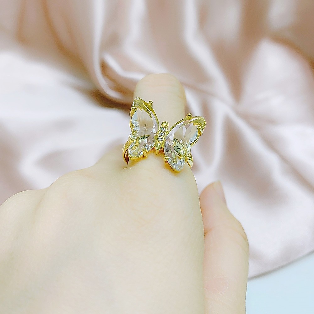 Zhouyang خاتم فراشة نحاسي — صورة 7