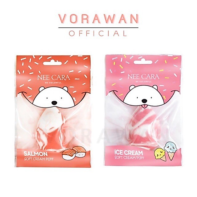 *ของแท้* Nee Cara Soft Cream Puff ฟองน้ำแต่งหน้า รหัส N208