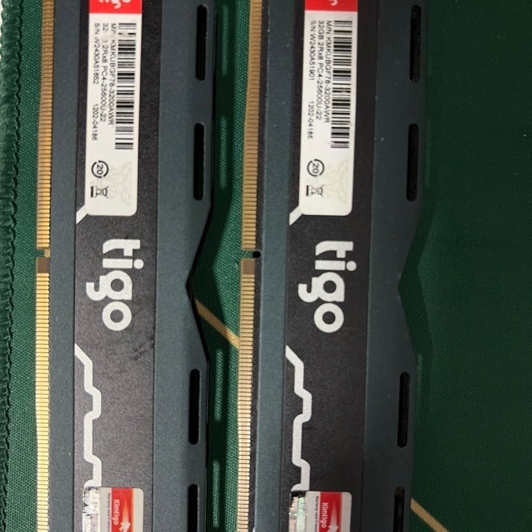 RAM DDR4 64G 32x2 BUS 3200-3600 TIGO