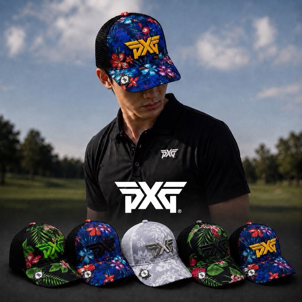 หมวกกอล์ฟ PXG breathable design nature White

