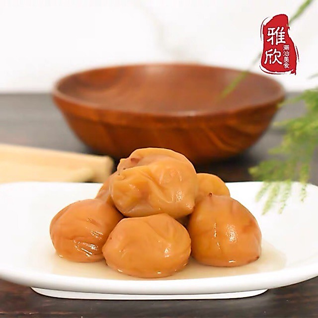 สดใหม่ พลัมน้ำเค็มซัวเถา(汕头咸水梅 )1000g มาจากซัวเถา