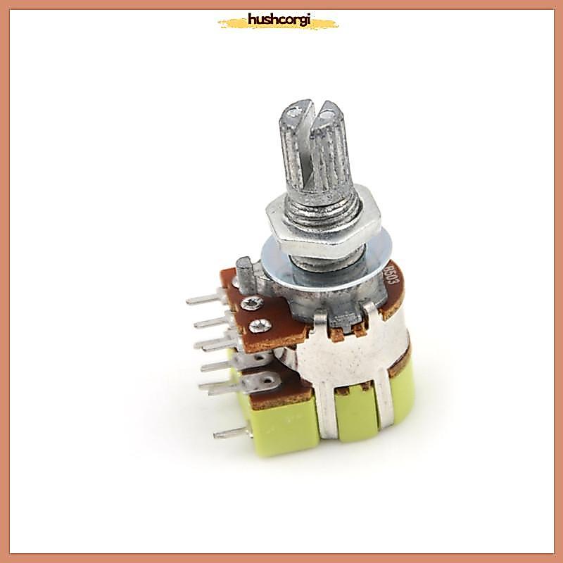 [hushcorgi] B50K 50K Dual Linear Taper Volume Control Switchesometer Switch สต็อกใหม่