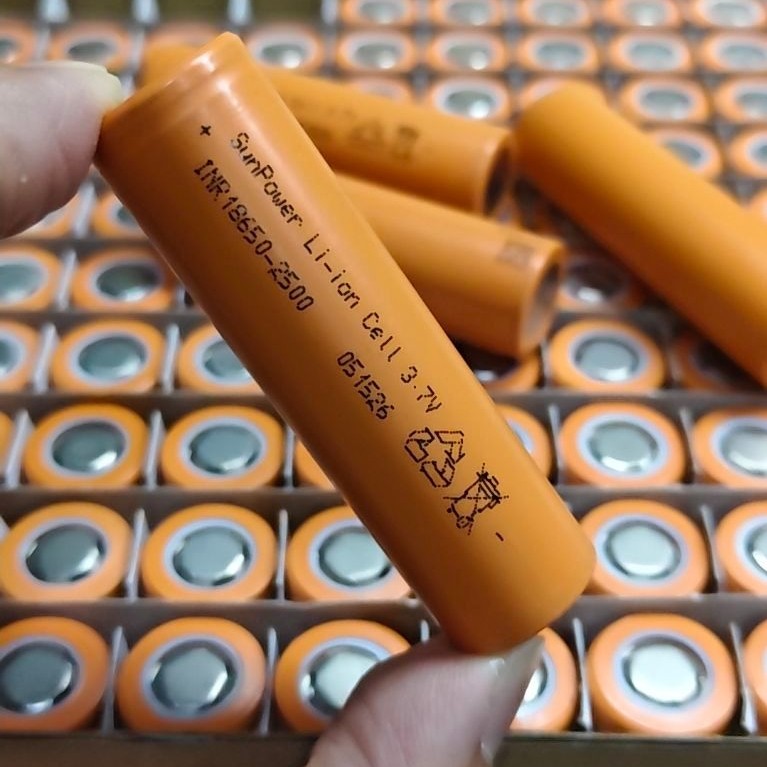 แบต 18650 Sunpower แท้ 2500mAh 10C เปลี่ยนสว่านไฟฟ้าได้