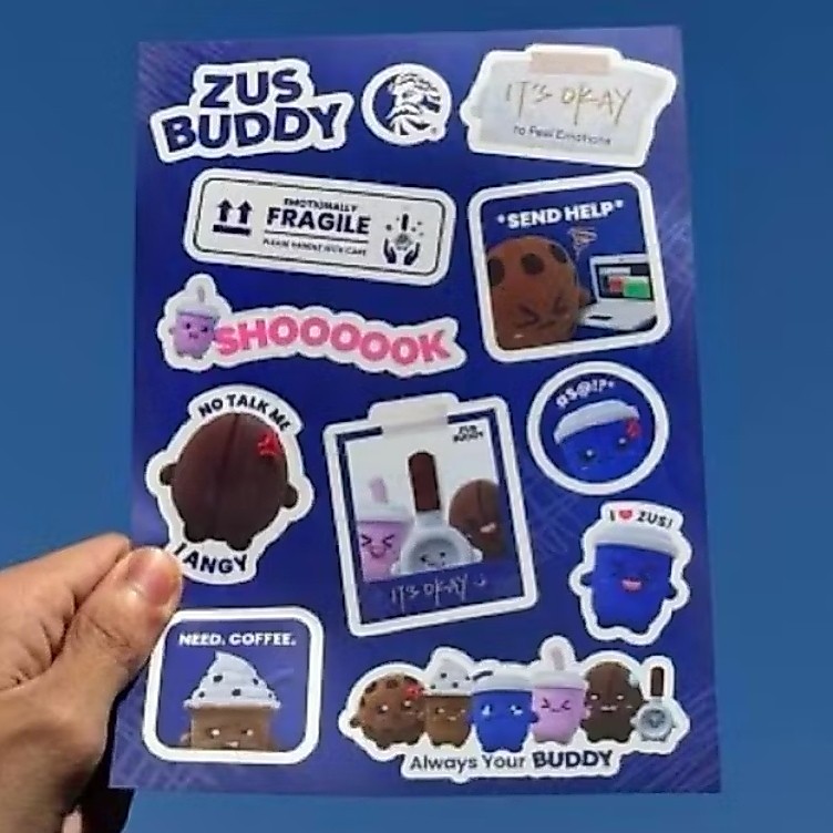 ZUS STICKER - Zus Buddy Sticker - ขอให้รู้สึกอารมณ์ [ Limited Edition ]