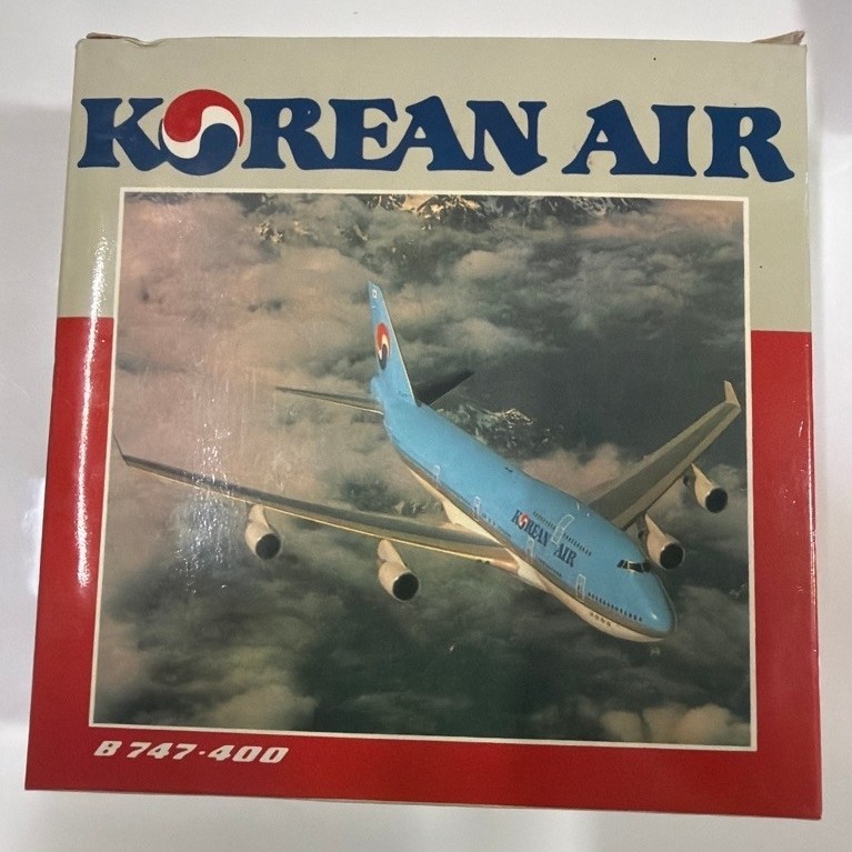Korean Air Model b 747 400 official carrier expo 93 Taejon Korea แท้พร้อมส่ง สภาพสะสม