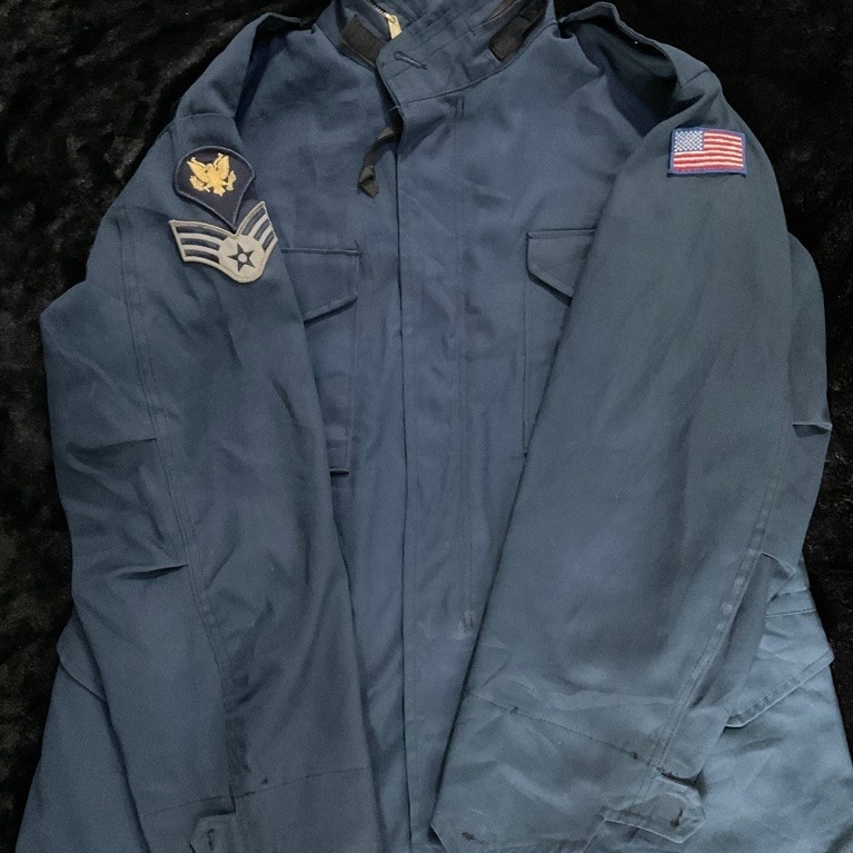 เสื้อ jacket M65woodlandNavy Blue