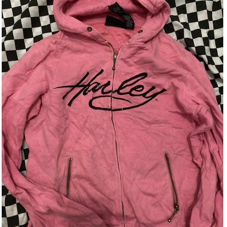 เสื้อมือสองของแท้ Y2K ฮาเล่ ไซส์M Harley Davidson ตรงสายไครจัดเลย