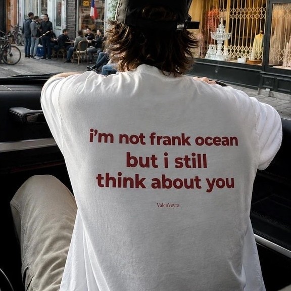 frank ocean เสื้อยืด สายฝอ(พร้อมส่ง)🚀