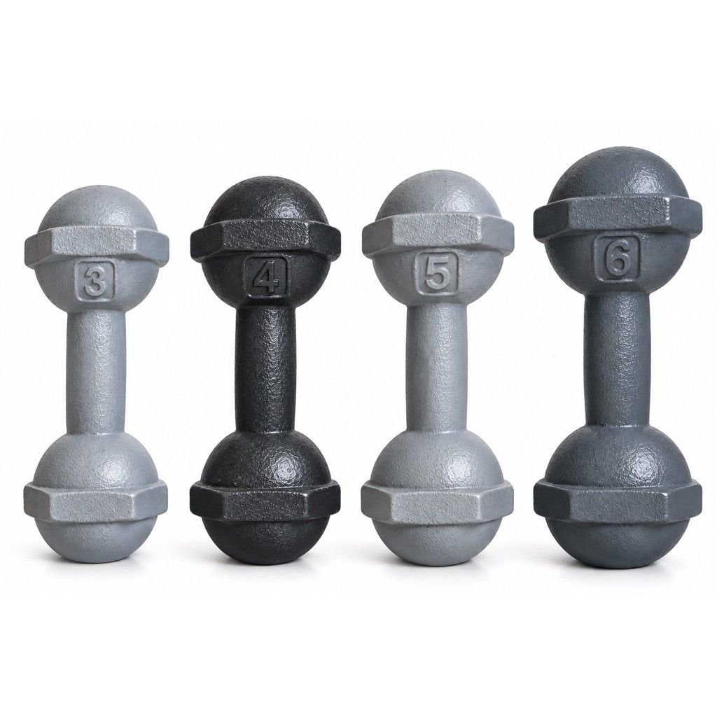 ดัมเบลล์เหล็กแท้ StrongFit ดัมเบลออกกำลังกาย ดัมเบล ดัมเบลเหล็ก ดัมเบลล์ 3kg 4kg 5kg 6kg