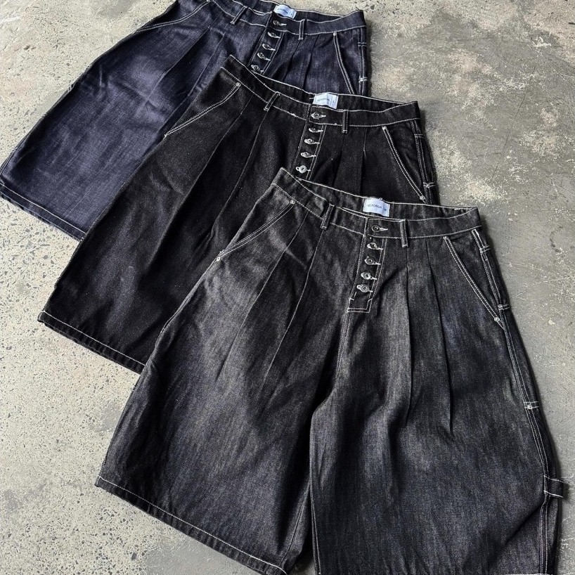 Brand : vexorga.ww BAGGY SHORT RAW DENIM พรี 10-25 วัน🇻🇳