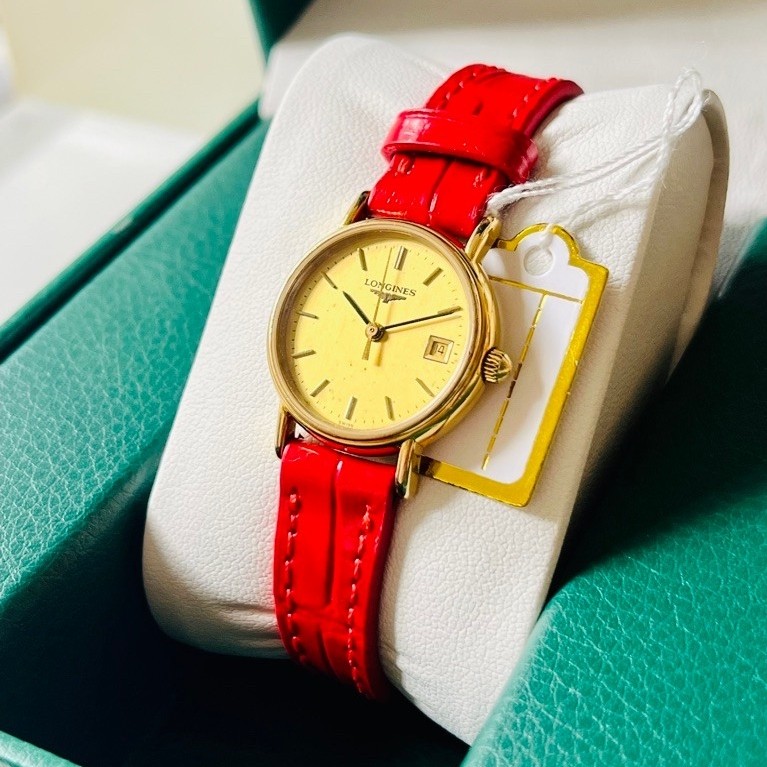 นาฬิกา ข้อมือ LONGINES มือสอง สภาพ สวยจัด วินเทจ 1980s
