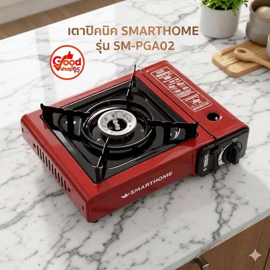 SMARTHOME เตาแก๊สปิคนิคพร้อมกับกระเป๋า SM-PGA02