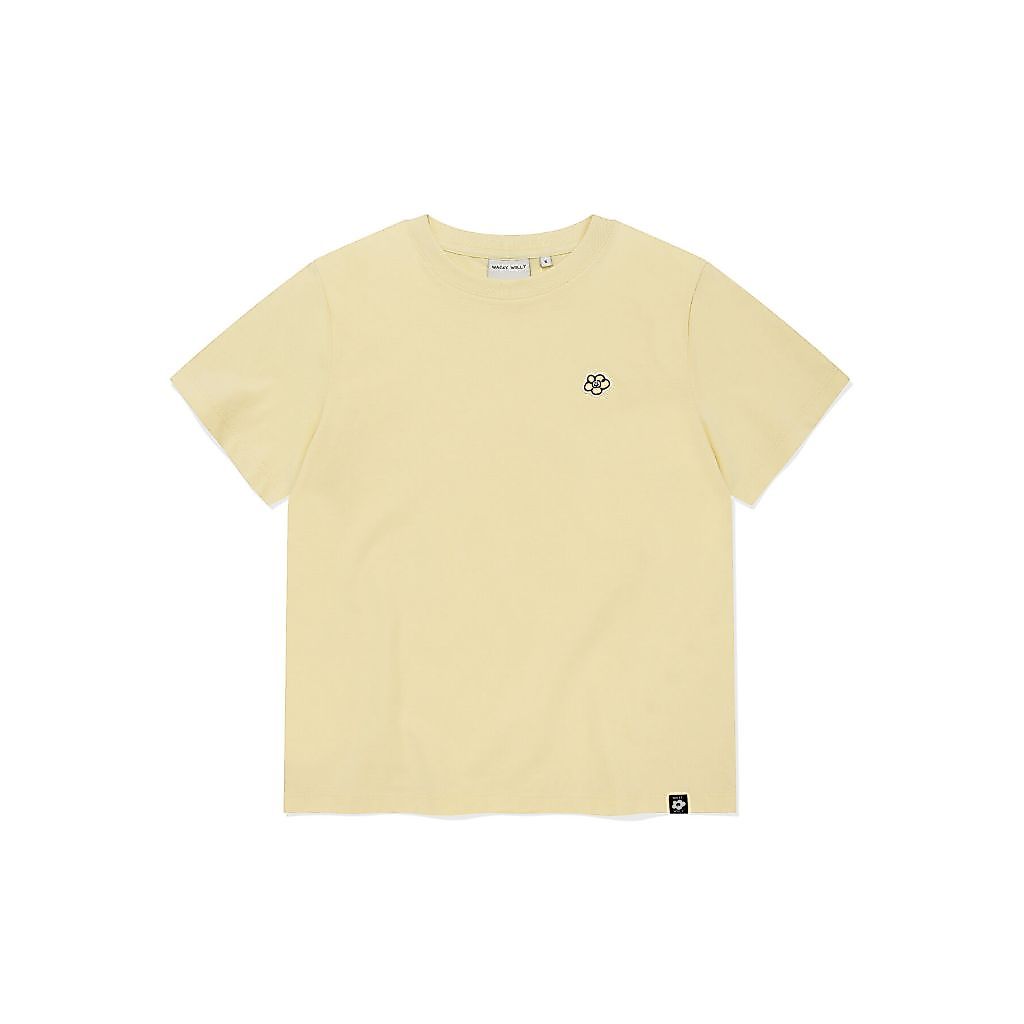 WACKY WILLY เสื้อยืดรุ่น WOMEN LILY WAPPEN REGULAR FIT SHORT SLEEVE T-SHIRT YELLOW (80173SLWSSW_S6YLXX) — صورة 7