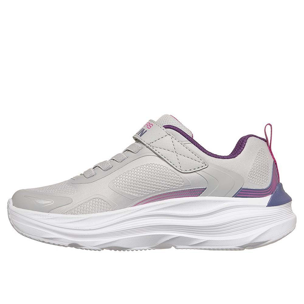Skechers حذاء بنات Max Run — رمادي — صورة 7